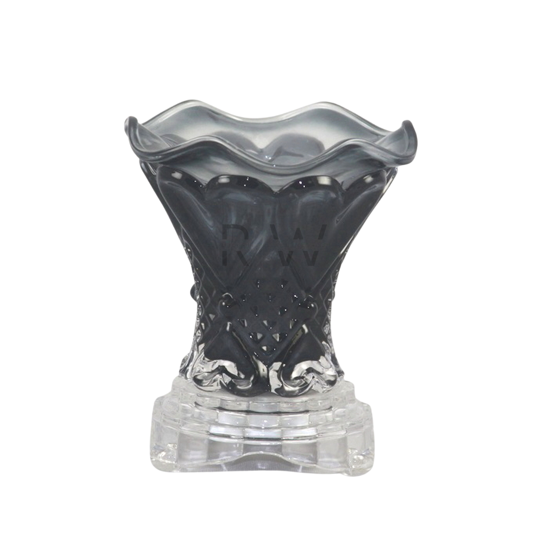 Black Glass Electric Oil Burner (ES-208BK)