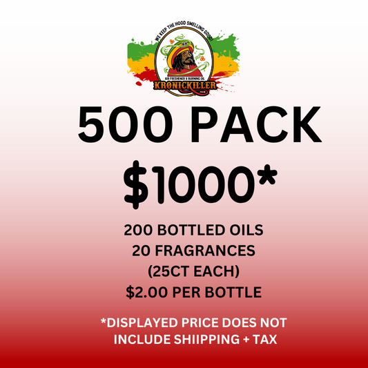 (Wholesale) Kronic Killer 500CT $1000 Package (25ct each of 20 Fragrances)