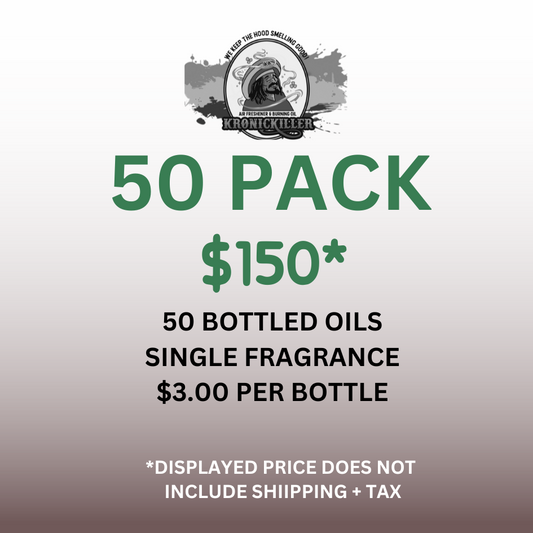 (Wholesale) Kronic Killer Air Freshener & Burning Oil 50 CT-Single Fragrance™