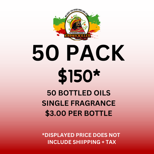 (Wholesale) Kronic Killer Air Freshener & Burning Oil  50CT  $150 Pkg -Single Fragrance™