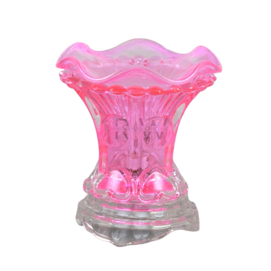 Pink Glass Electric Oil Burner (ES-208PK)